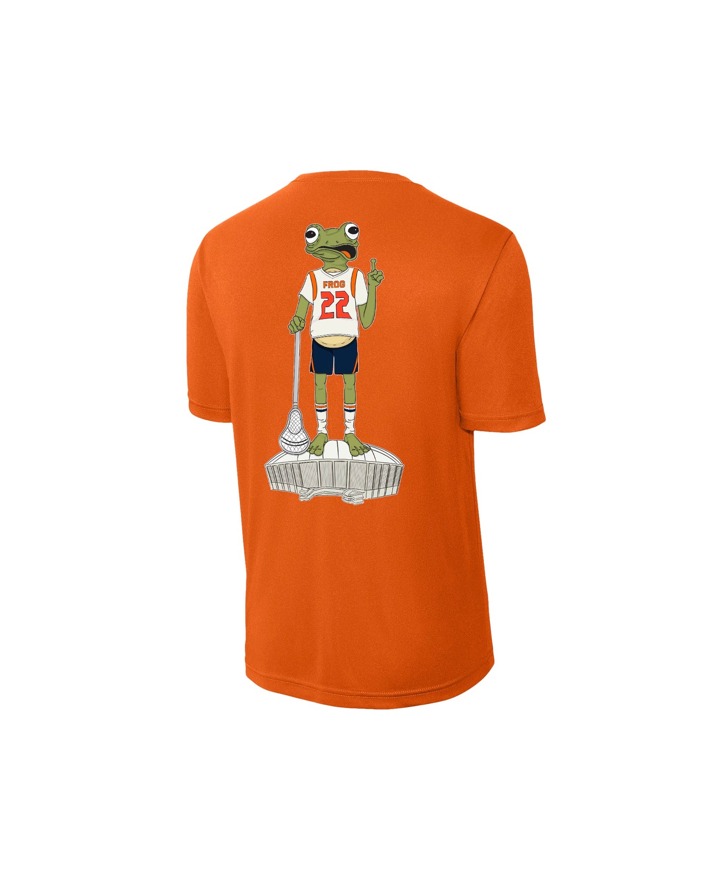 Big Orange Lax Frog T-Shirt