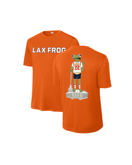 Big Orange Lax Frog T-Shirt