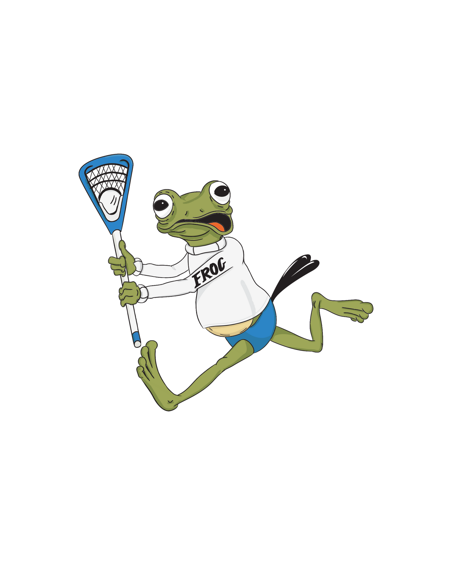 Blue Jay Lax Frog Sticker